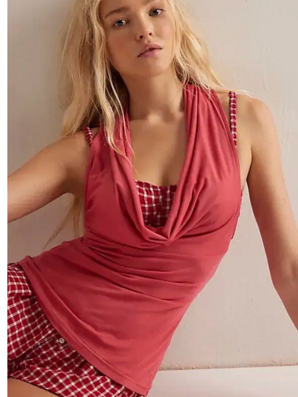Intimately Free People Don't Hang Up Cowl-Neck Cami - Picture 2 of 5